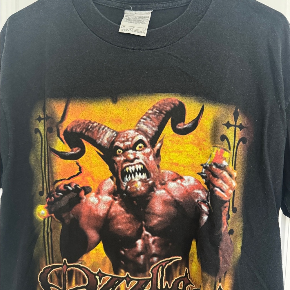 2005 OZZFEST Black Sabbath Concert Tour Black T-Shirt Sz M Ozzy Osbourne - Picture 3 of 5